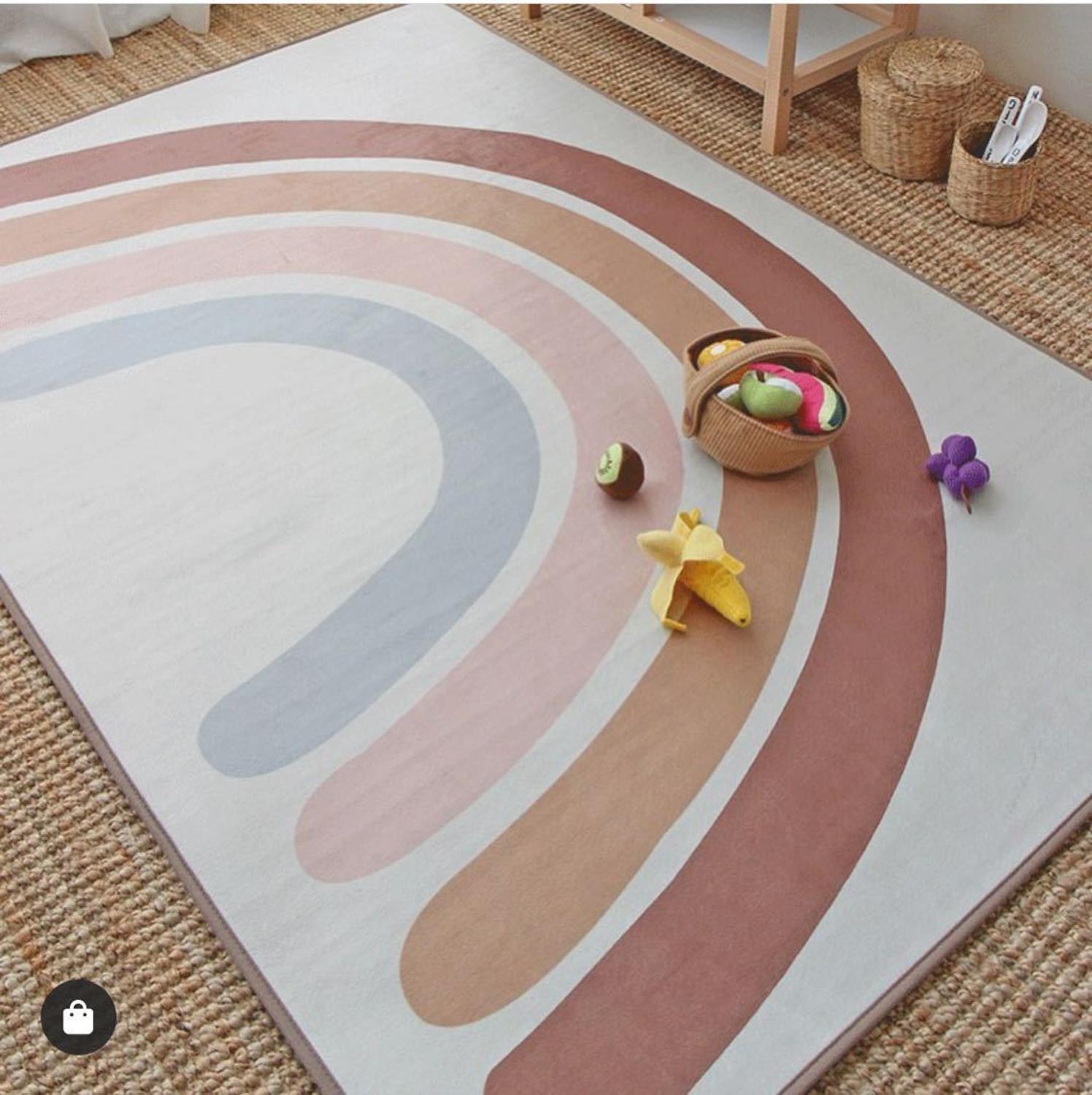 Thick and NonSlip Rainbow Playmat